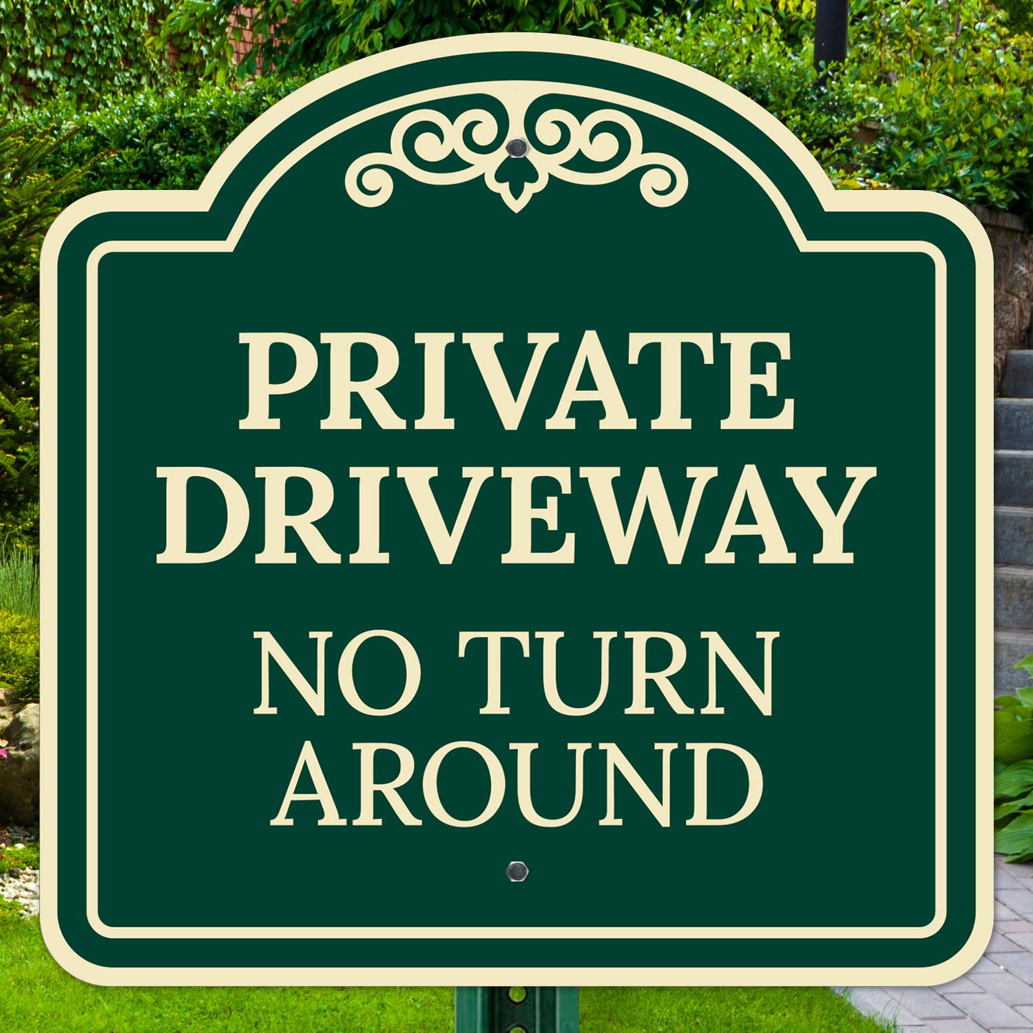 ●NO TURN AROUND Amazon.com: SmartSign 