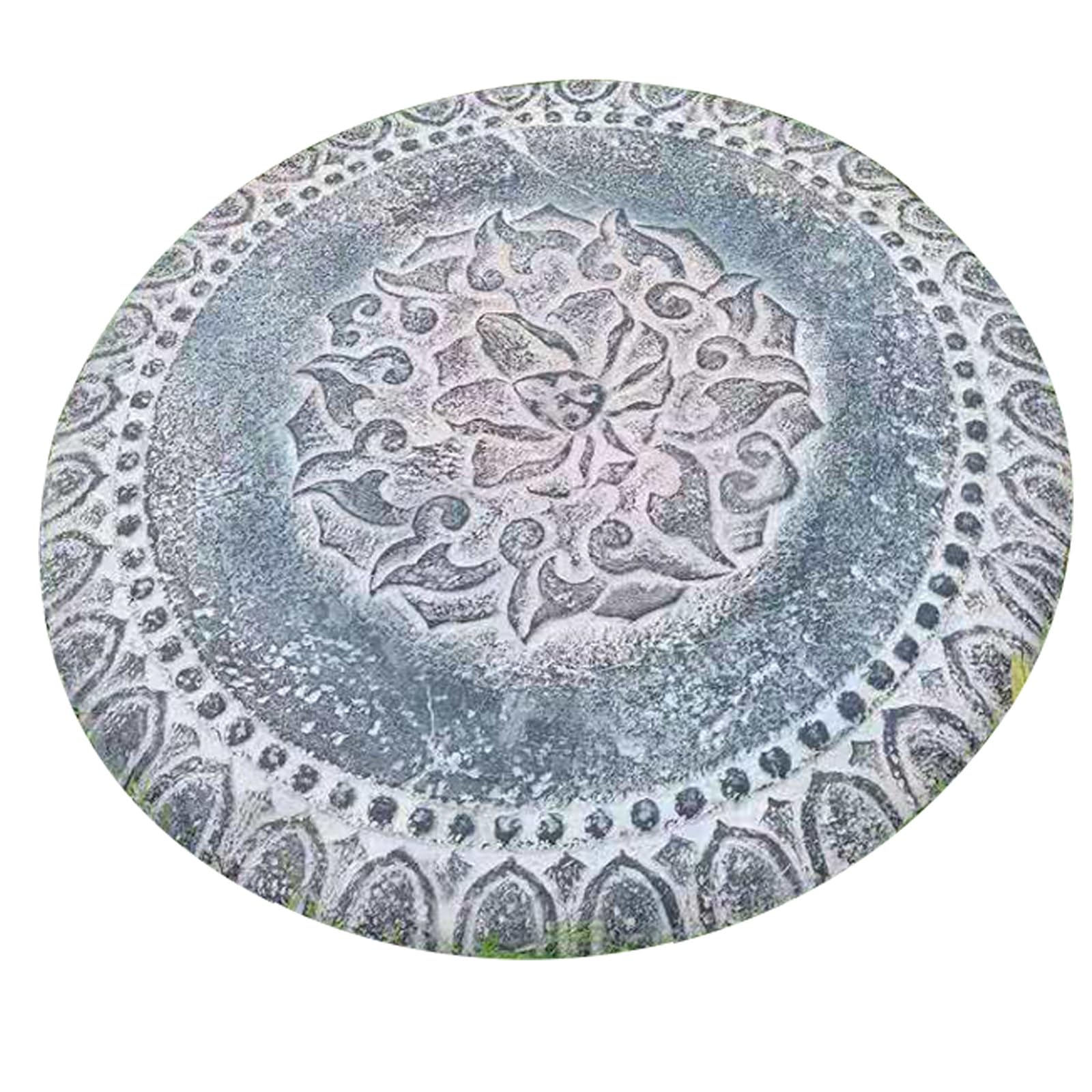 Tapa Arqueta de Piedra, Tapa de Registro Tallada, Antideslizante y Duradera, Ideal para Patios, Hermosa, Ideal Como Escalón