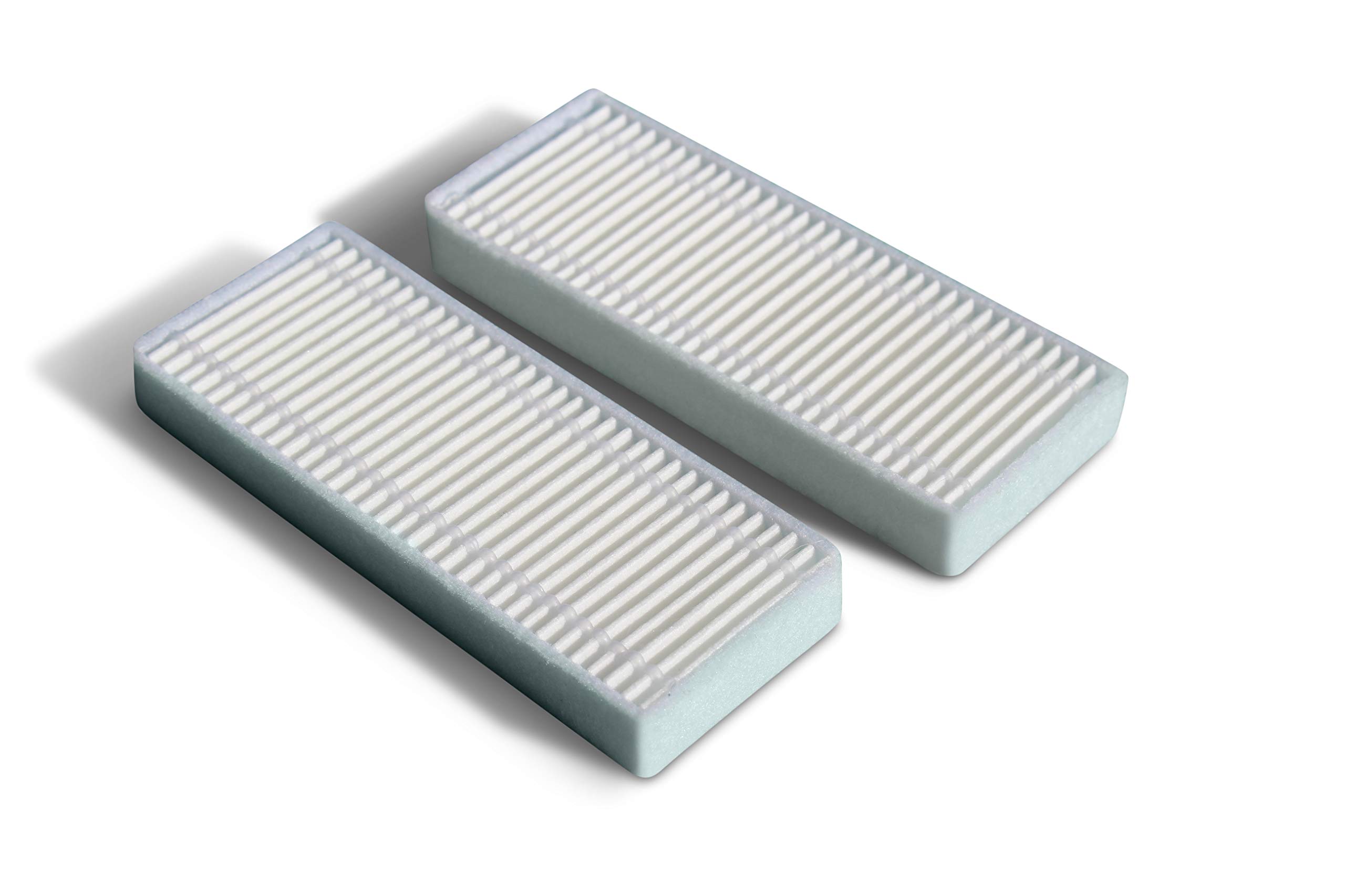 Compatible Replacement HEPA Filters for Coredy R300 Robot Vacuum Cleaner (White, 2-Pack) by DAK