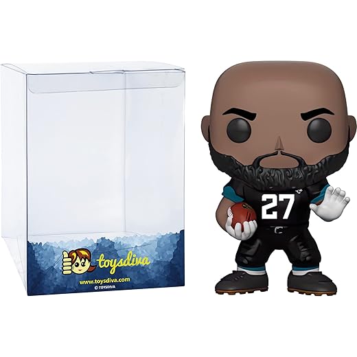 L E O N A R D F O U R N E T T E [J A G U A R S ]: P O P ! Football Vinyl Figurine Bundle With 1 Compatible 'Toysdiva' Graphic Protector (104 - 31769 - B)