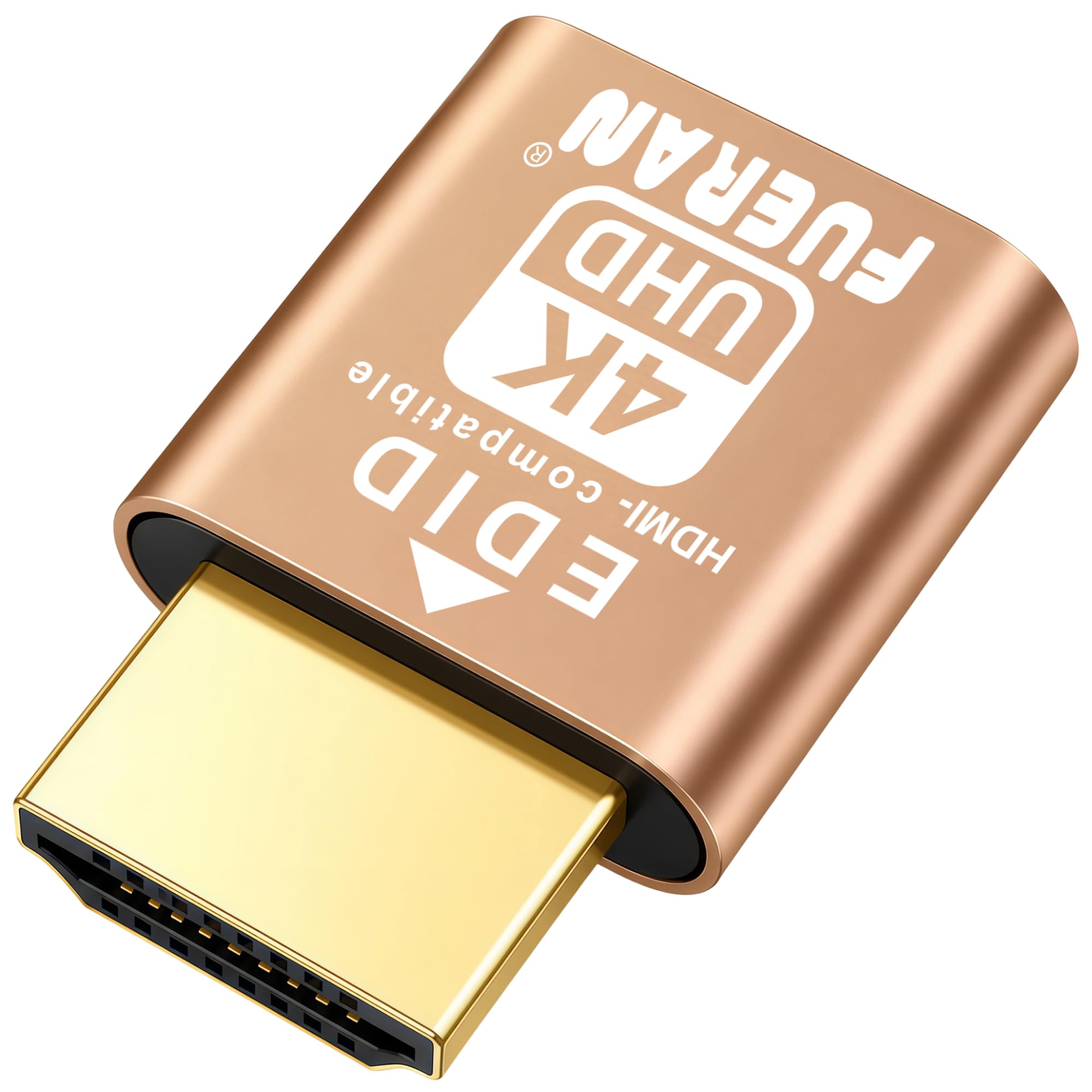 Duttek 4K HDMI Dummy Plug – Virtuele Monitor Emulator – Headless Adapter Tot 4K@60Hz – Met Indicatielampje – 2 Stuks – Voor Windows, Mac En Linux