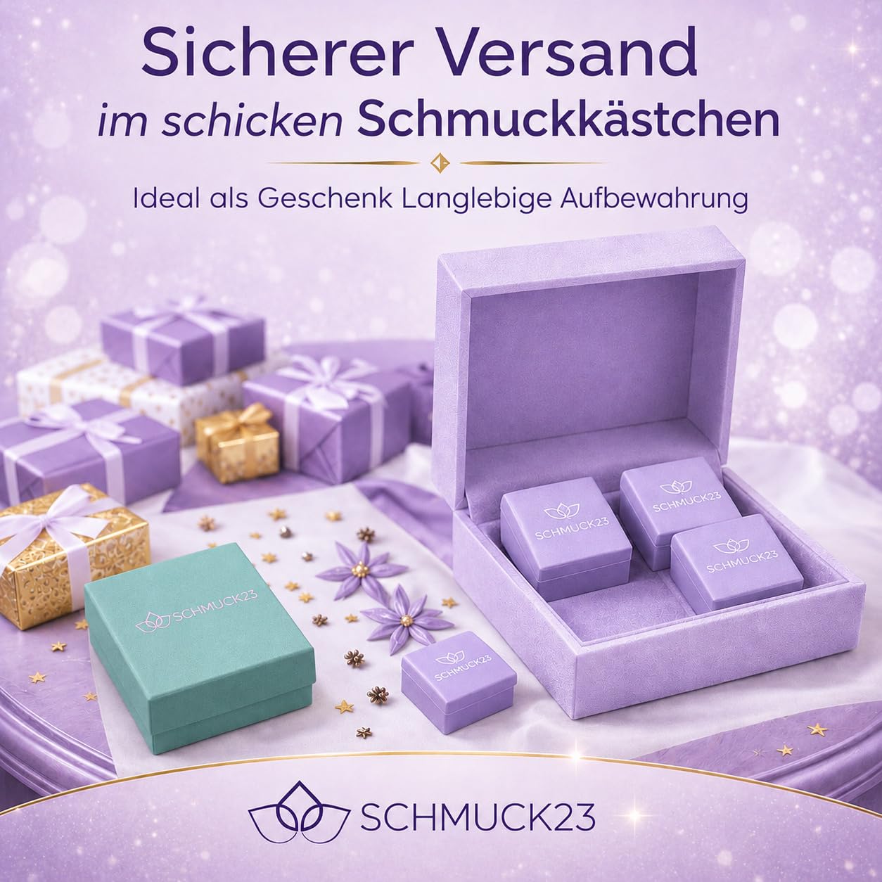 Anhänger Ohrringe Kette Perle 925 Silber gold Schmuck Set Damen Halskette