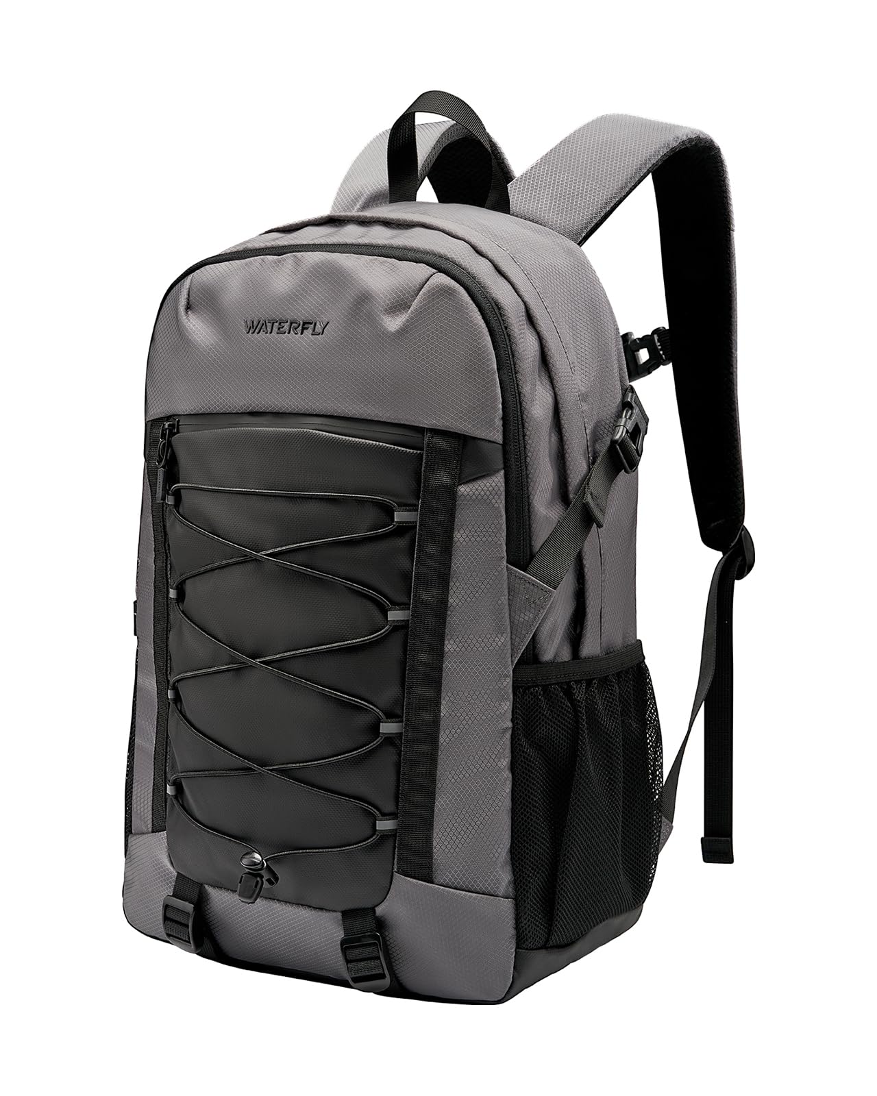 WATERFLY Plecak trekkingowy 25 l, dla mężczyzn i kobiet: sportowy plecak trekkingowy, lekki plecak outdoorowy z odpinaną klamrą piersiową, na wędrówki, podróże, kemping