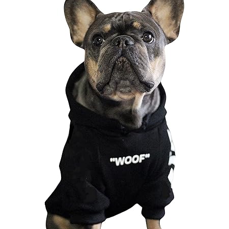 Amazon Csdmeewin 犬服 大中小型犬 パーカー コート 秋冬 冬服 アパレル スウェット 5サイズ S 2xl 2xl Black With White Strape Csdmeewin コート ジャケット 通販