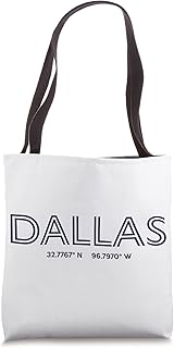 USA City Coordinates - US Dallas Tote Bag