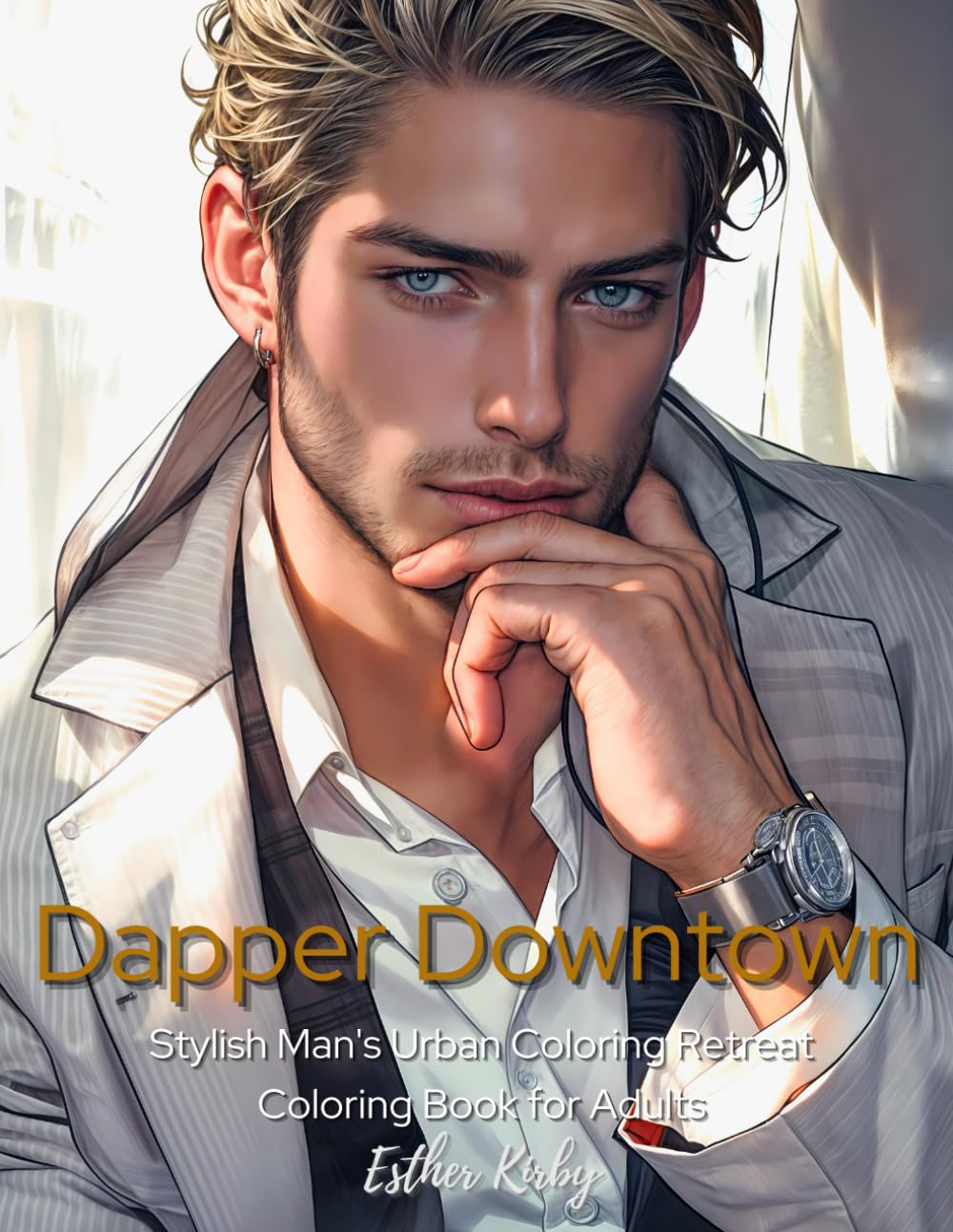 Dapper Downtown: Stylish Man's Urban Coloring Retreat | Over 50 Designs of Stylish and Fashionable Handsome Men (Dapper in the City)