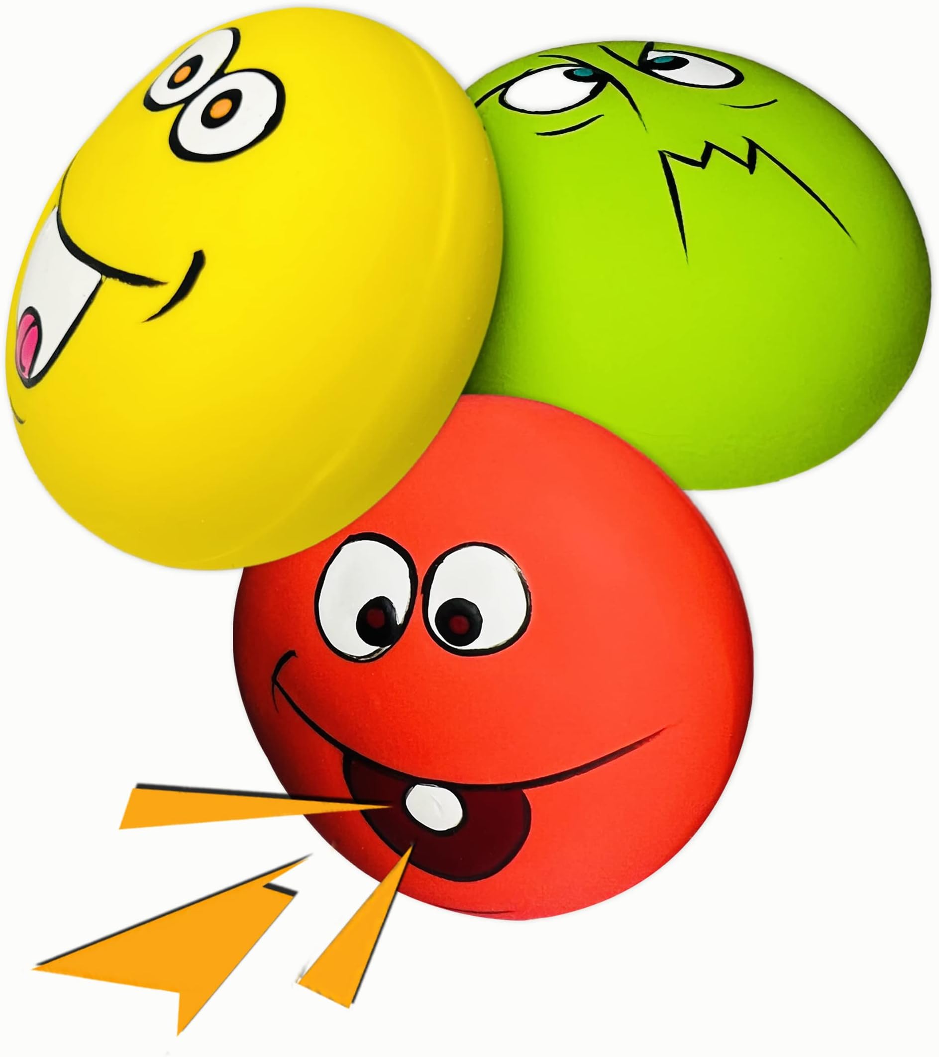 HOLYSTEED Squeaky Dog Toys for Medium Dogs, Soft Latex