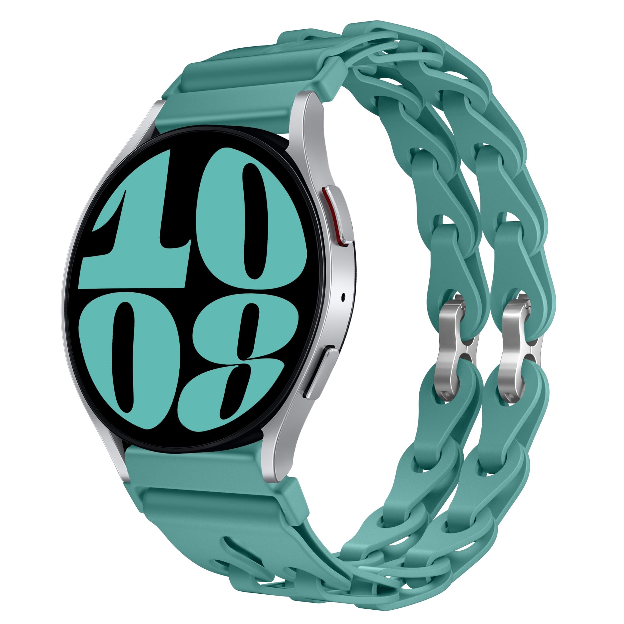 YYXIXI 20mm Watch Strap Compatible with Samsung Galaxy Watch 4 Straps/Watch 4 Classic/Galaxy Watch 5/Watch 5 Pro/Galaxy Watch 6/Watch 6 Classic Bands Silicone Chain Freely Adjust for Women Men (#3) (B0CQYDZG53) Amazon Price History, Amazon Price Tracker