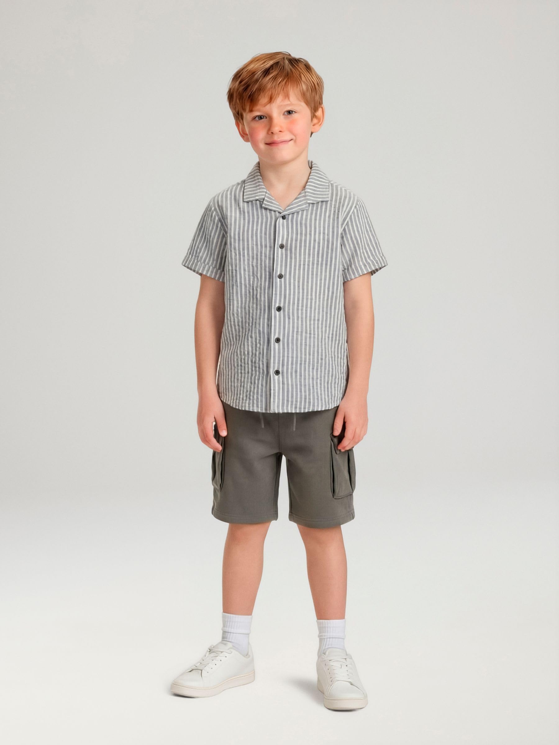 NAME IT Shorts Nkmollie UNB Noos-Pantalones Cortos Cargo para Niños