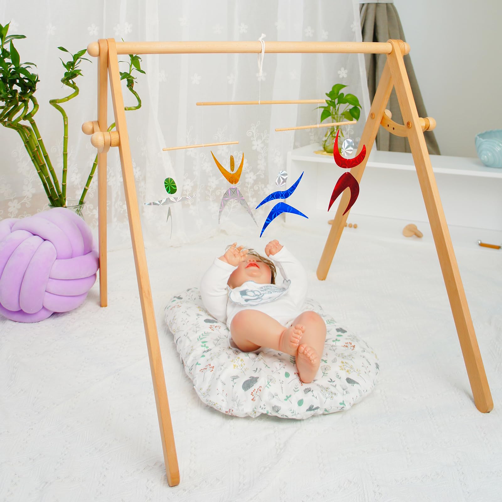 Set van 3 montessori-babymobielen, munari, octaëder, danseres - België