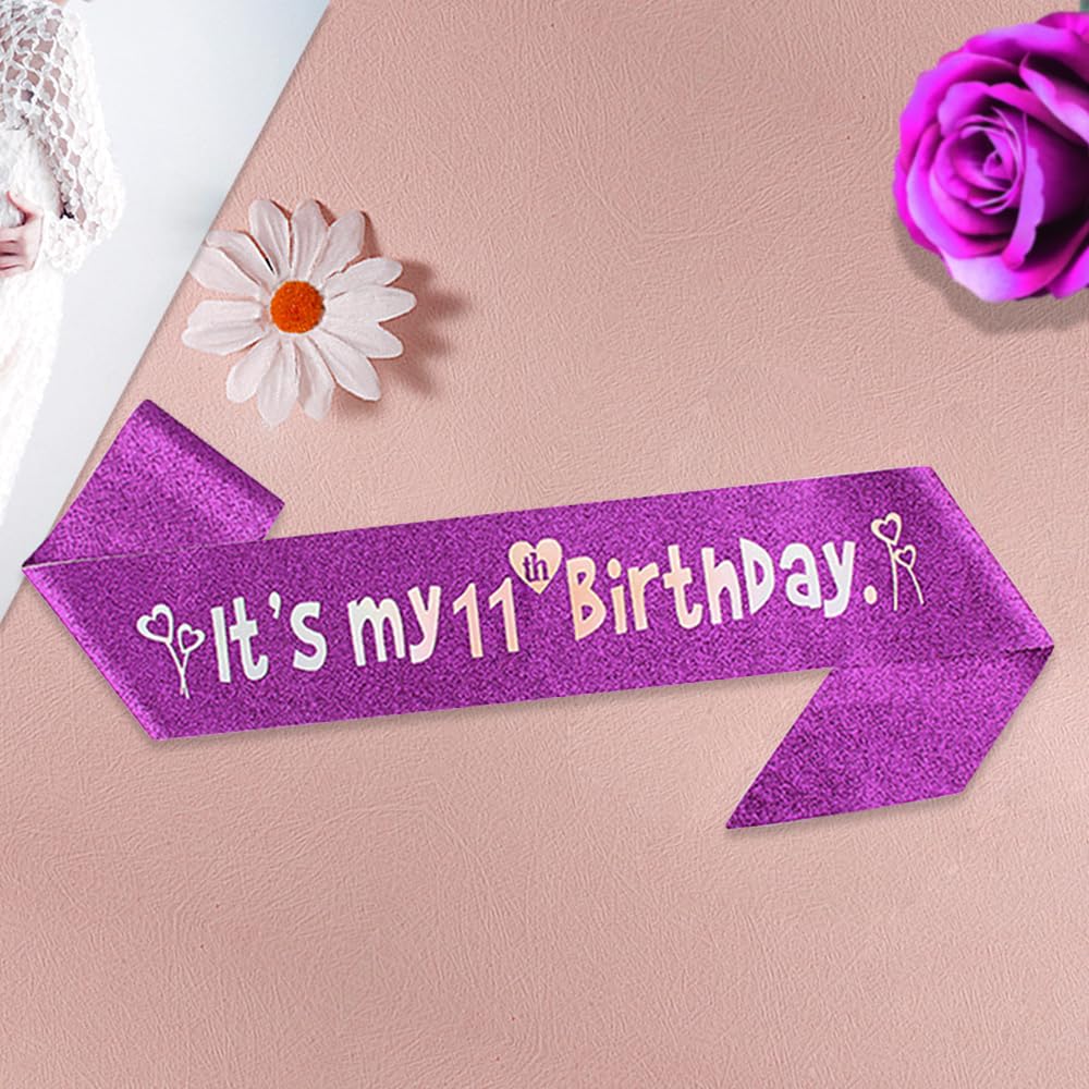 8ème anniversaire écharpe et diadème couronne violet cristal 8ème anniversaire écharpe et diadème couronne violet cristal
