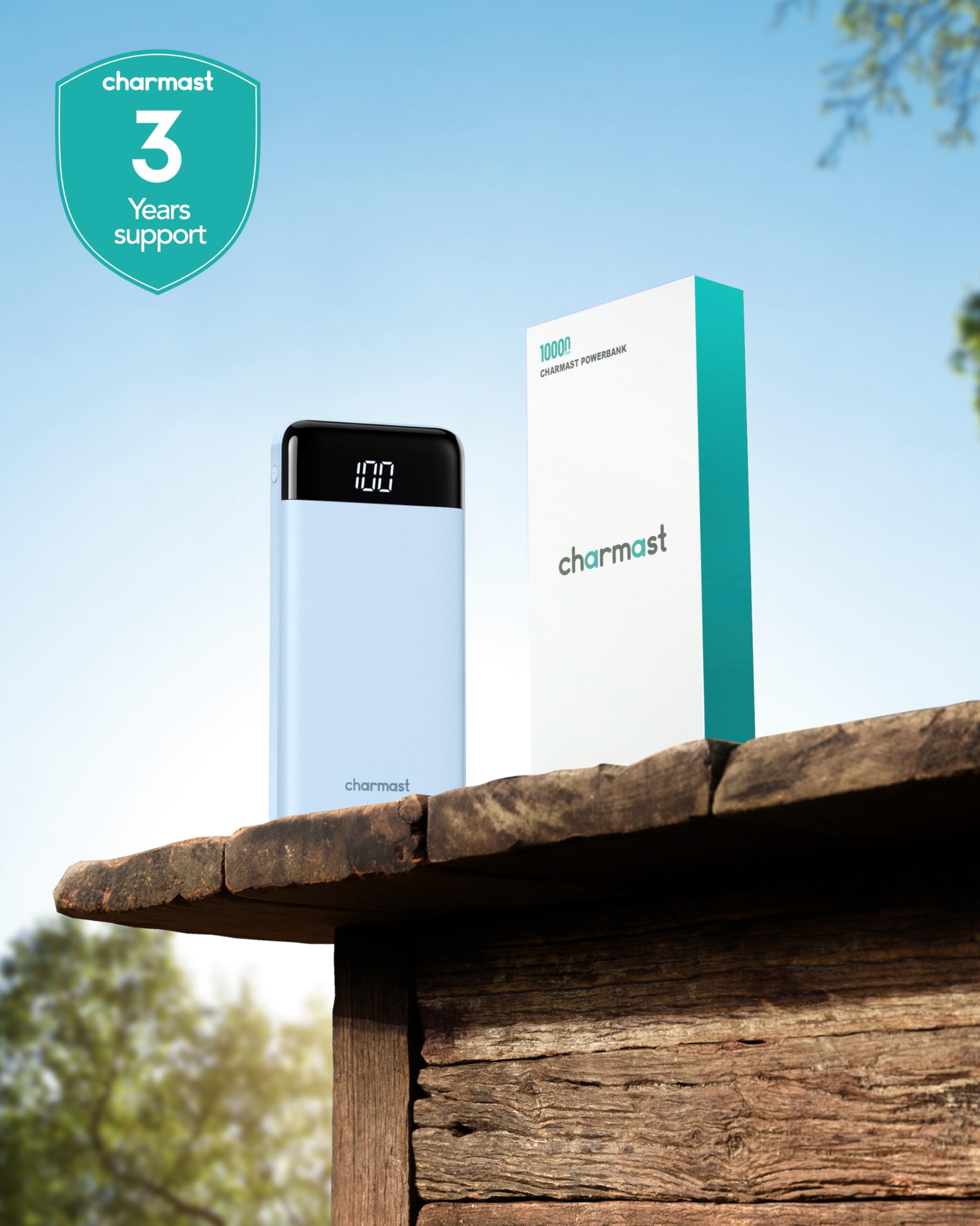 charmast Power Bank Portable Charger with Reinforced Built-in 4 Cables view 9