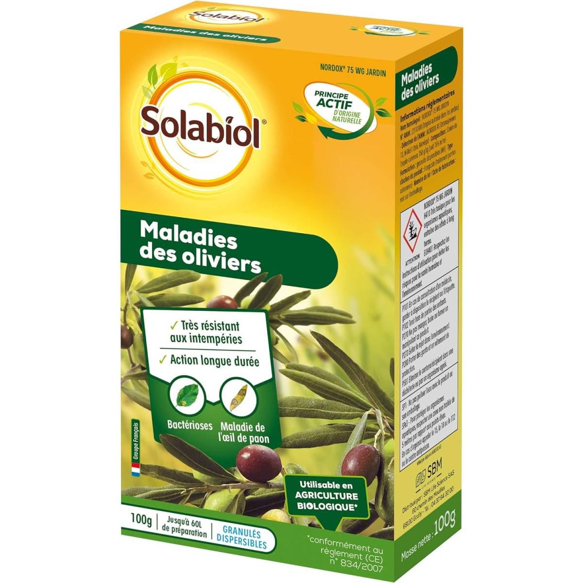 Maladies des oliviers Solabiol soin naturel plantes