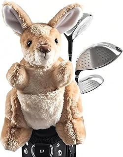 Funny Cartoon Animals Golf Club Head Covers Plush Golf Club Headcovers for Driver Headcover Golf Head Accessory