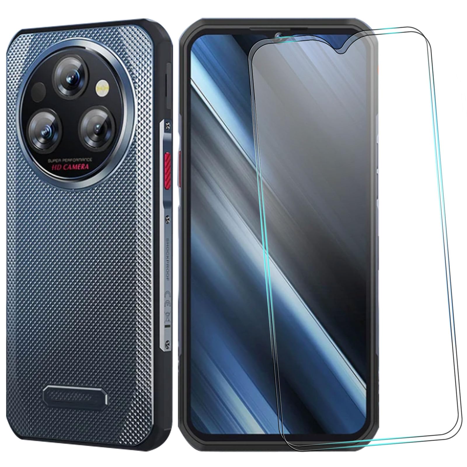 MAOUICI Glass for BLU G64/Oukitel WP35/Oukitel Wp35 Pro/Oukitel WP36 Screen Protector Tempered Glass,9H Hardness HD Clear Anti-Fingerprint Film [2-Pack]