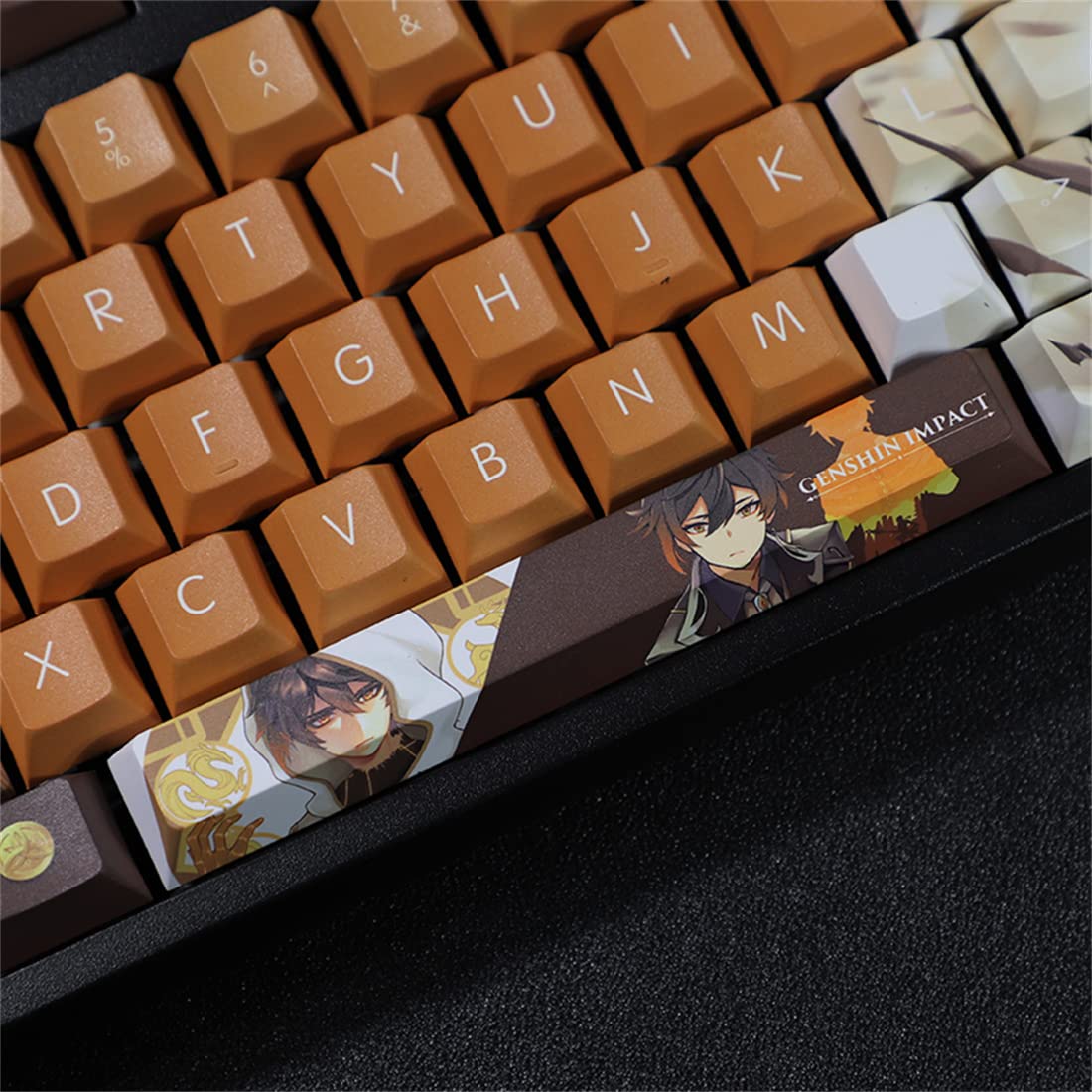 【原神】 鍾離 キーキャップ Amazon.co.jp: FANGKAI 原神 （げんしん）鍾離 岩神 アニメキー
