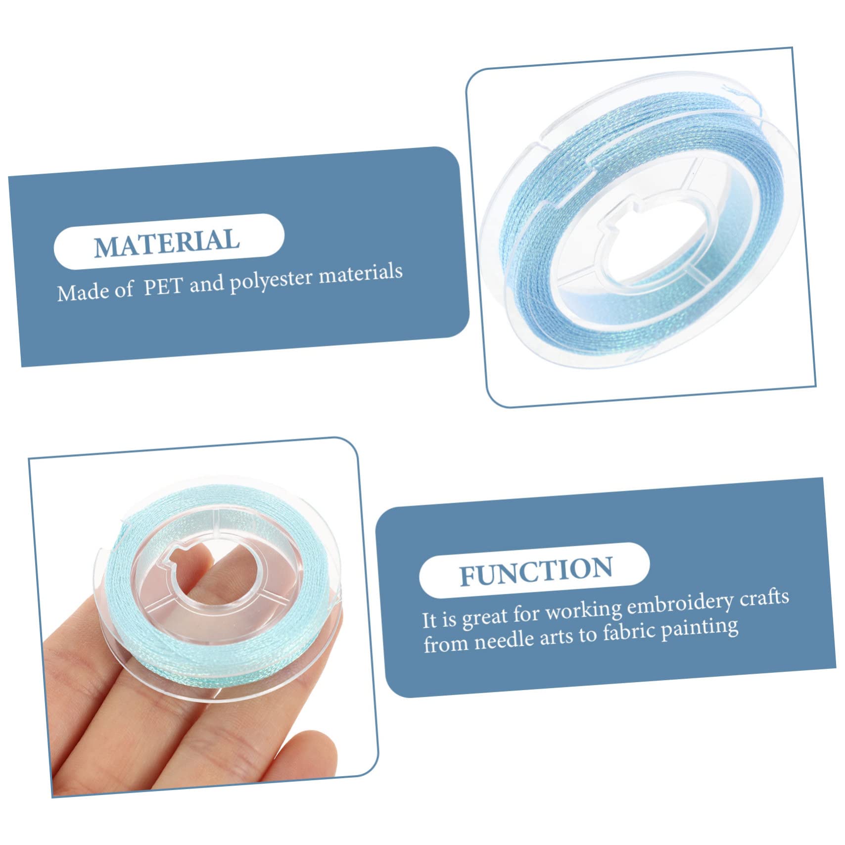 SHINEOFI 36 Rollos Luz de noche máquinas de bordar hilos de colores metalizados embroidery kit embroidery thread hilos de coser para manualidades hilos de coser prácticos hilo de poliester