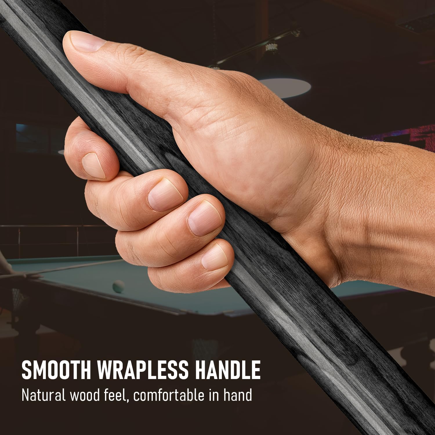 Series, Glass Fiber Pool Cue Stick, Uni-QR, 3/8-10, 5/16-18 Joint, Synthetic Leather Grip, 29" Glassfiber Shaft, 7-Layer Microfiber Tip