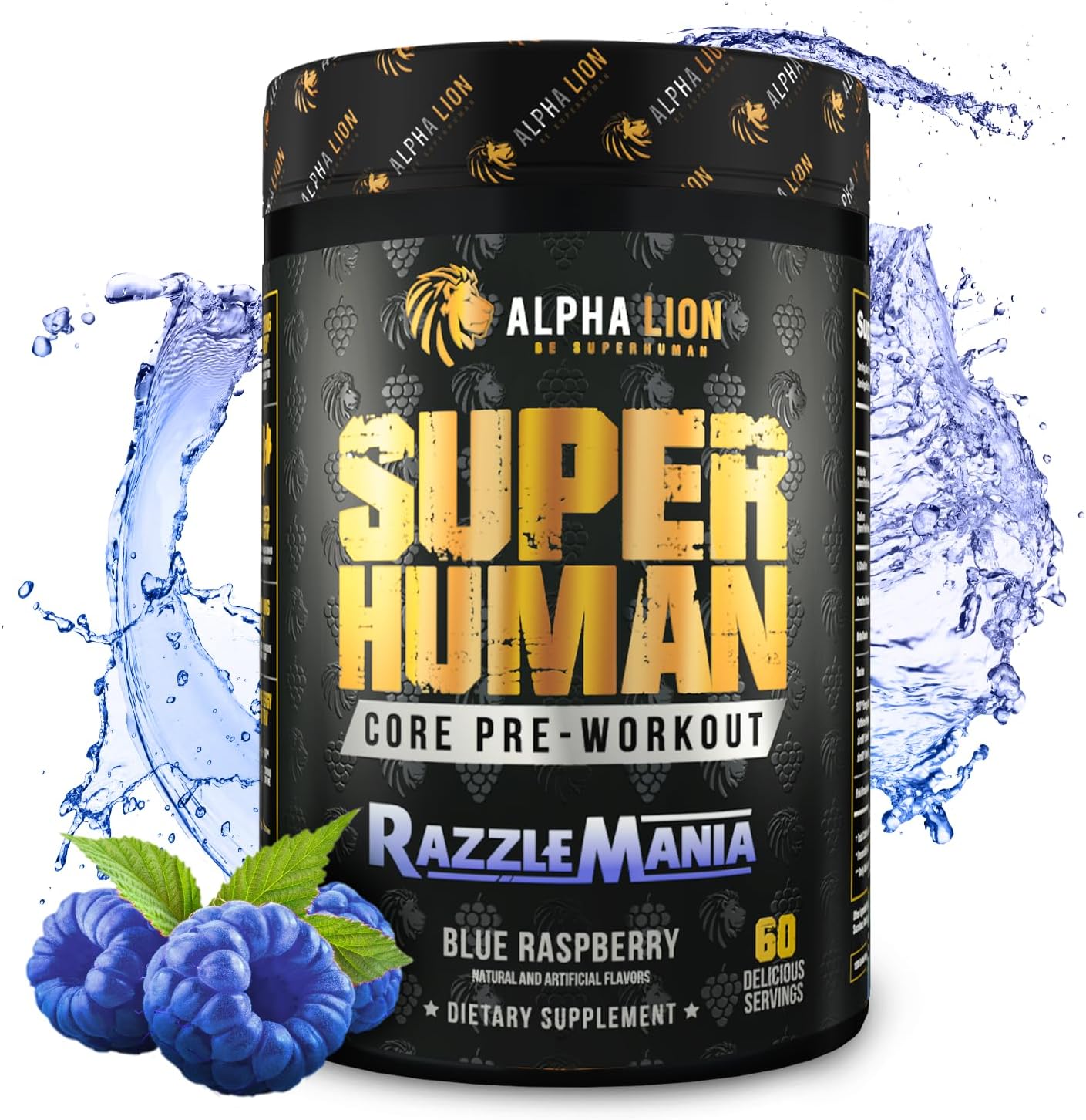 ALPHA LION Core Pre Workout with Creatine for Performance, Beta Alanine for M...