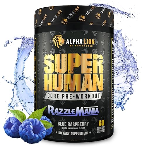 Miniatura 10 de ALPHA LION Core Pre entrenamiento con creatina para el rendimiento, beta alanina para apoyo muscular e inmunológico, L-citrulina para bomba y