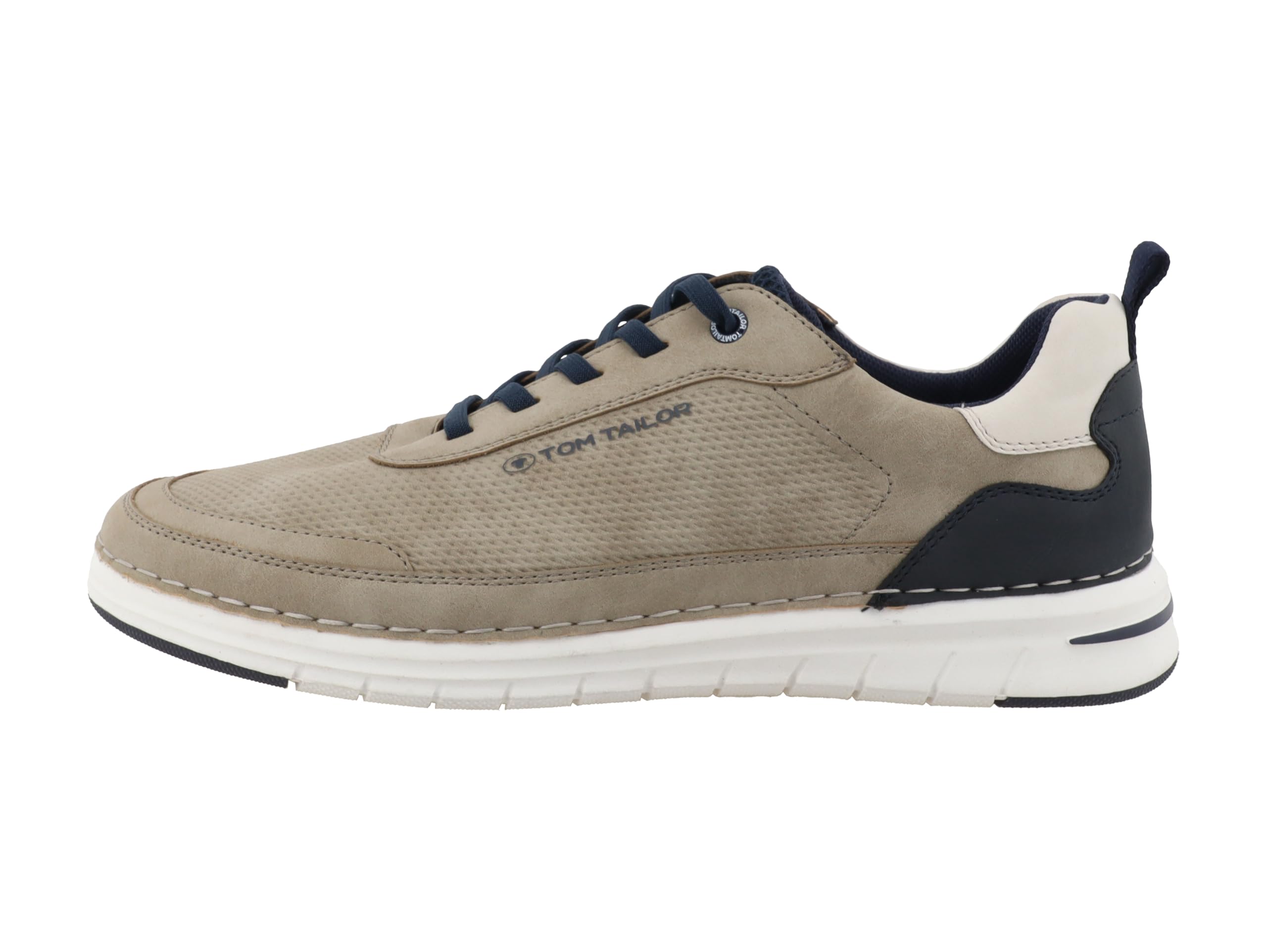 TOM TAILOR Men's 9580000002 Trainers, Stone, 43 EU, Stone, 9.5 UK