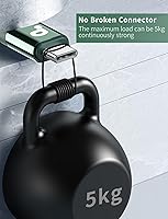 Vista 42 de Cable USBC de 10 pies, paquete de 2 cables largos USBC de carga rápida, cable trenzado de nailon USB C a USB C cargador de iPhone compatible