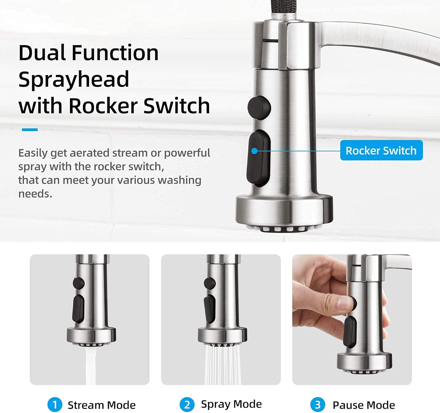 Holiday Deals 🛒 YITAHOME Utility Faucets for Kitchen Sinks with Pull Out Down Sprayer Industrial Commercial Brushed Nickel Sinks Faucet Single Hole Single Handle Brass Body for RV Laundry Kitchen (Brushed Nickel) Flash Deals - 40% OFF YITAHOME Utility Faucets for Kitchen Sinks with Pull Out Down Sprayer Industrial Commercial Brushed Nickel Sinks Faucet Single Hole Single Handle Brass Body for RV Laundry Kitchen (Brushed Nickel)