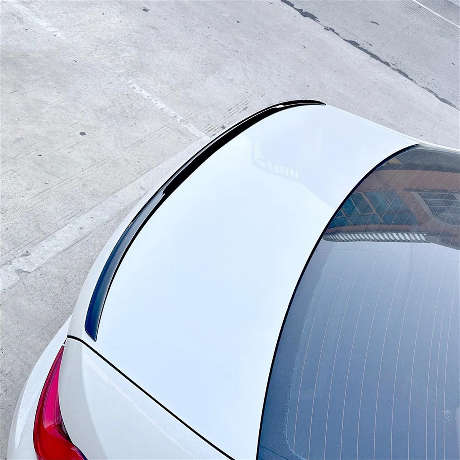 Kompatybilny z BMW serii 3 G20 320i 325i 330i 2019 2020 2021 2022 2023 2024 tylna pokrywa bagażnika samochodu Spoiler skrzydło Splitter Lip ABS(Carbon Fiber look)