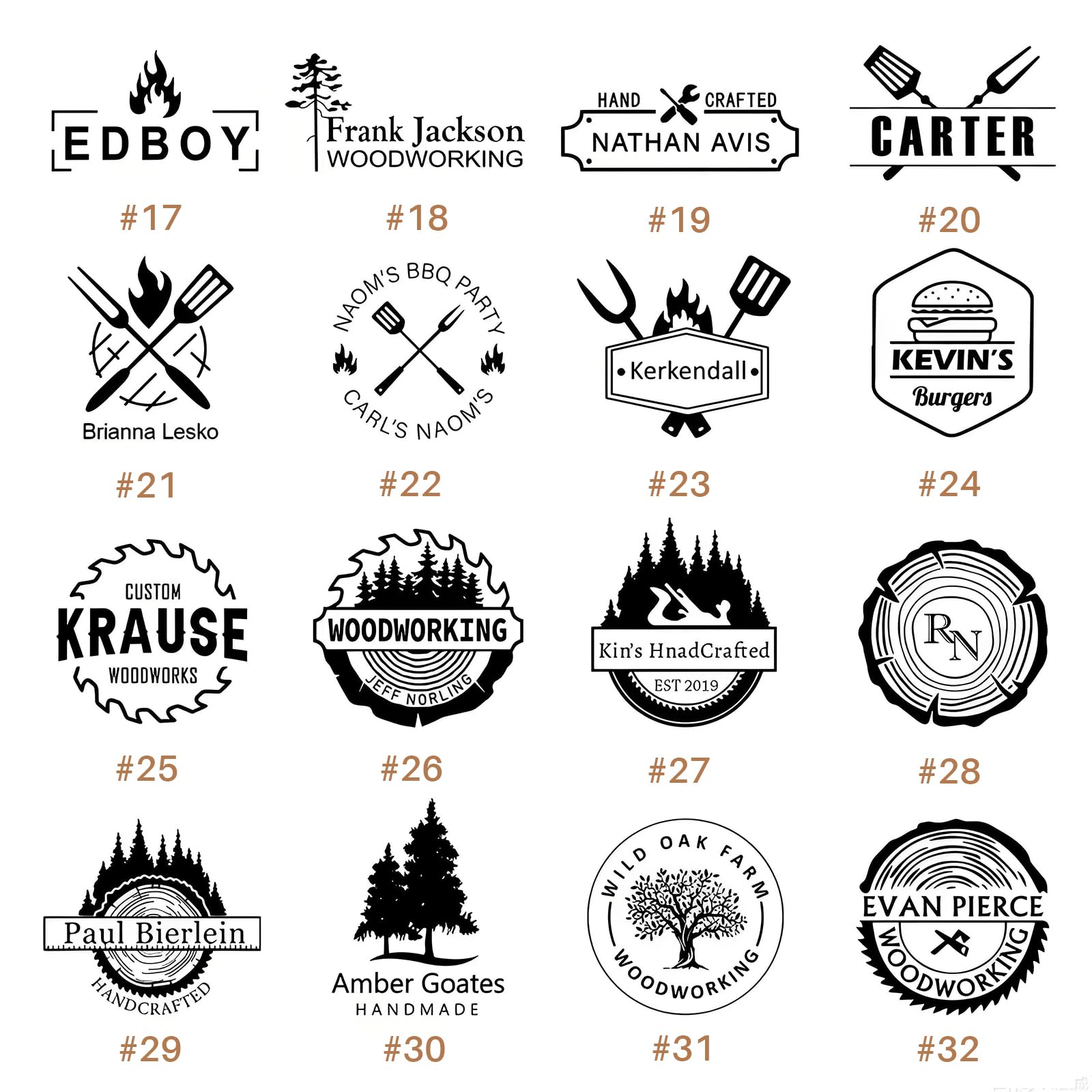 Elektrisches Brandeisen für Holz, personalisierte Temperaturkontrolle, schwarze Brandeisen mit Metallstempel, Logo-Brandeisen, Buchstabenstempel für Leder, Lebensmittel, Holzbearbeitungswerkzeuge
