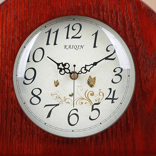 Miniatura 5 de Reloj de Escritorio y Estantería Retro MantelMantle Rhythm Reloj de Cuarzo para Salón Escritorio Estantería Relojes Decoración