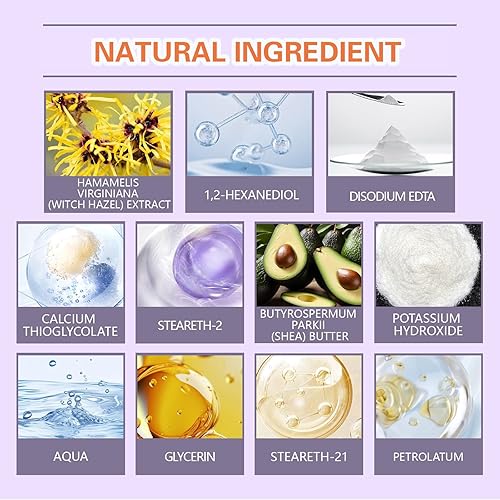 Miniatura 6 de Crema depilatoria para mujeres y hombres, crema depilatoria sin dolor para línea de bikini, piernas, brazos, axilas, depilación íntimaprivada,