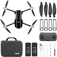 CHUBORY A68 WiFi FPV Drón Kezdőknek HD Kamerával, Kefenélküli Motorral, Automata Lebegéssel, 3D Flip Funkcióval, 2 Akkumulátorral és Hordtás 7