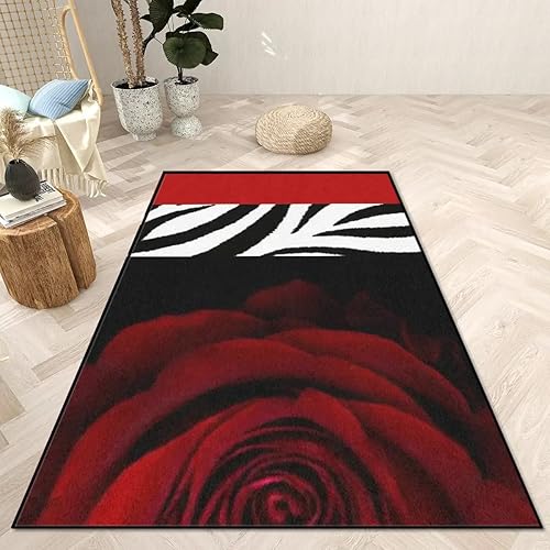 Miniatura 7 de Alfombra de papel de tinta de mármol con textura de mármol negro, plateado, dorado, suave, antideslizante, para interiores y exteriores, sala de