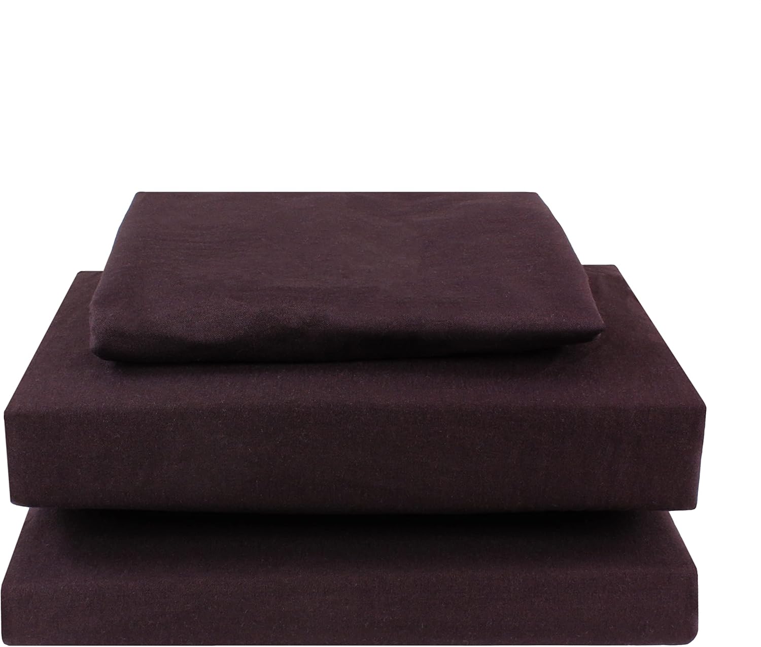 College Covers Everything Comfy Soft Brushed Microfiber Sheet Set, Queen, Chocolate