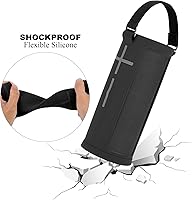 Vista 4 de TXEsign Funda de silicona para bocina Ultimate Ears Boom 3, funda protectora de viaje con correa de mango y correa para el hombro para Ultimate Ears