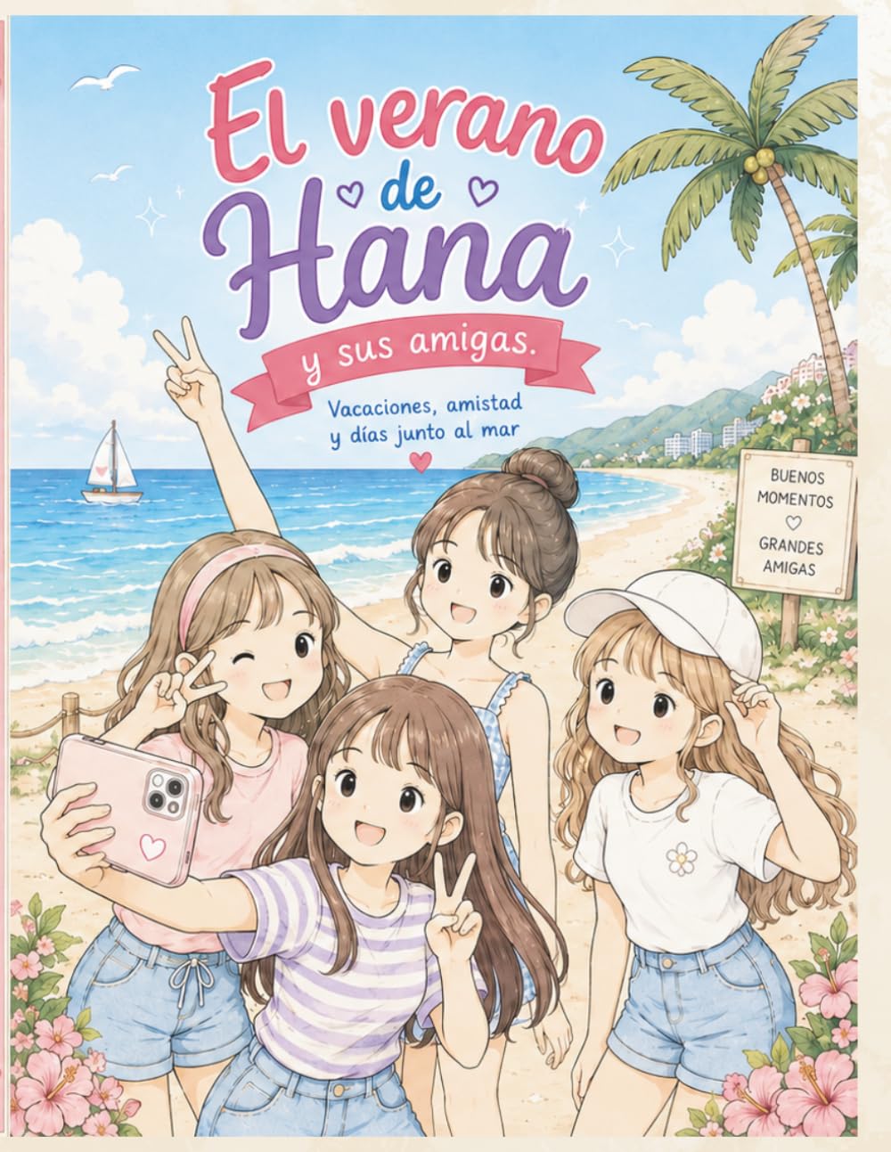 El verano de Hana y sus amigas.: Vacaciones, amistad y días junto al mar. (Universos ilustrados)