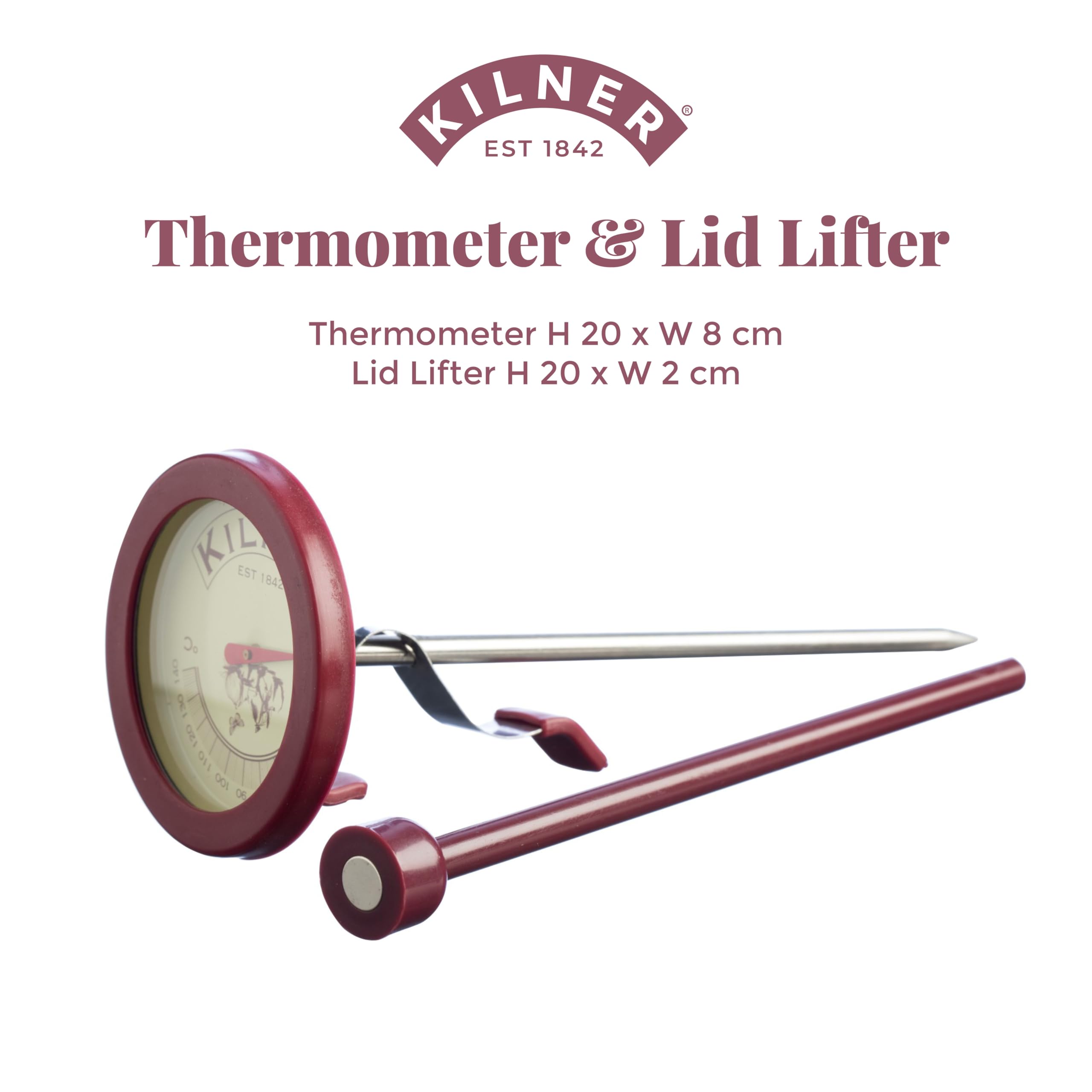 Thermometer W. Lid Lifter Kilner