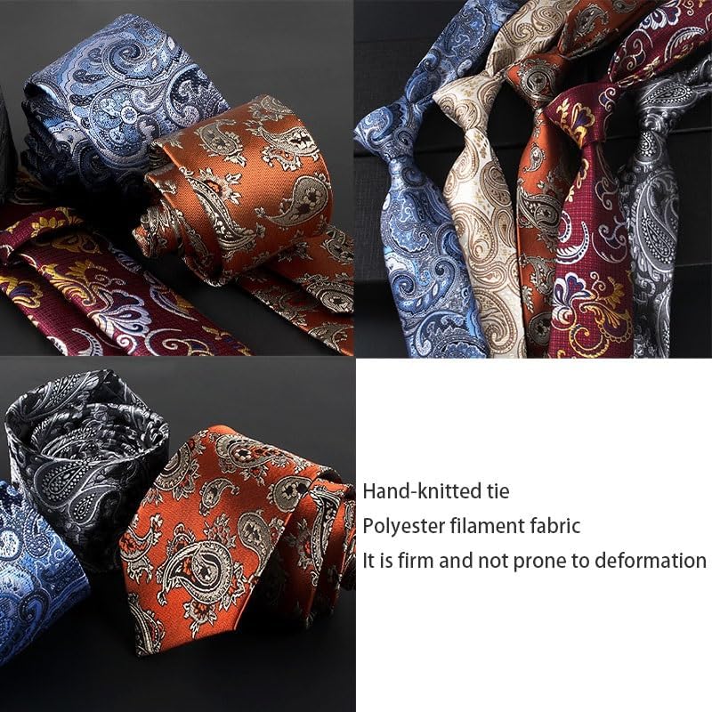 Retro Leisure Cashew Nut Pattern Business Formal Wear The Banquet Hand-tied Tie
