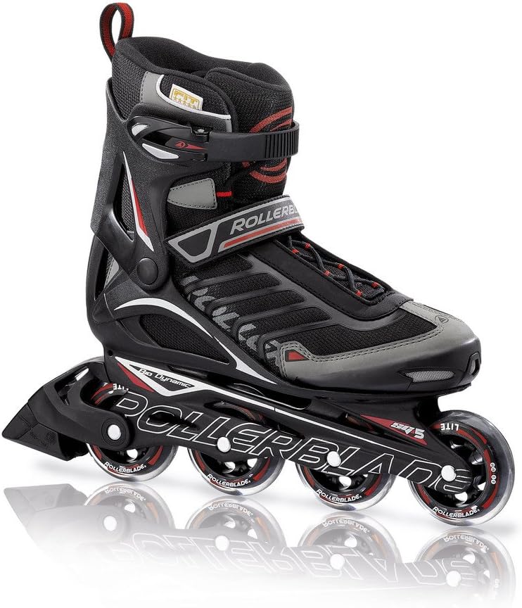 Rollerblade 12 Spiritblade Recreational Skate, Black/Red