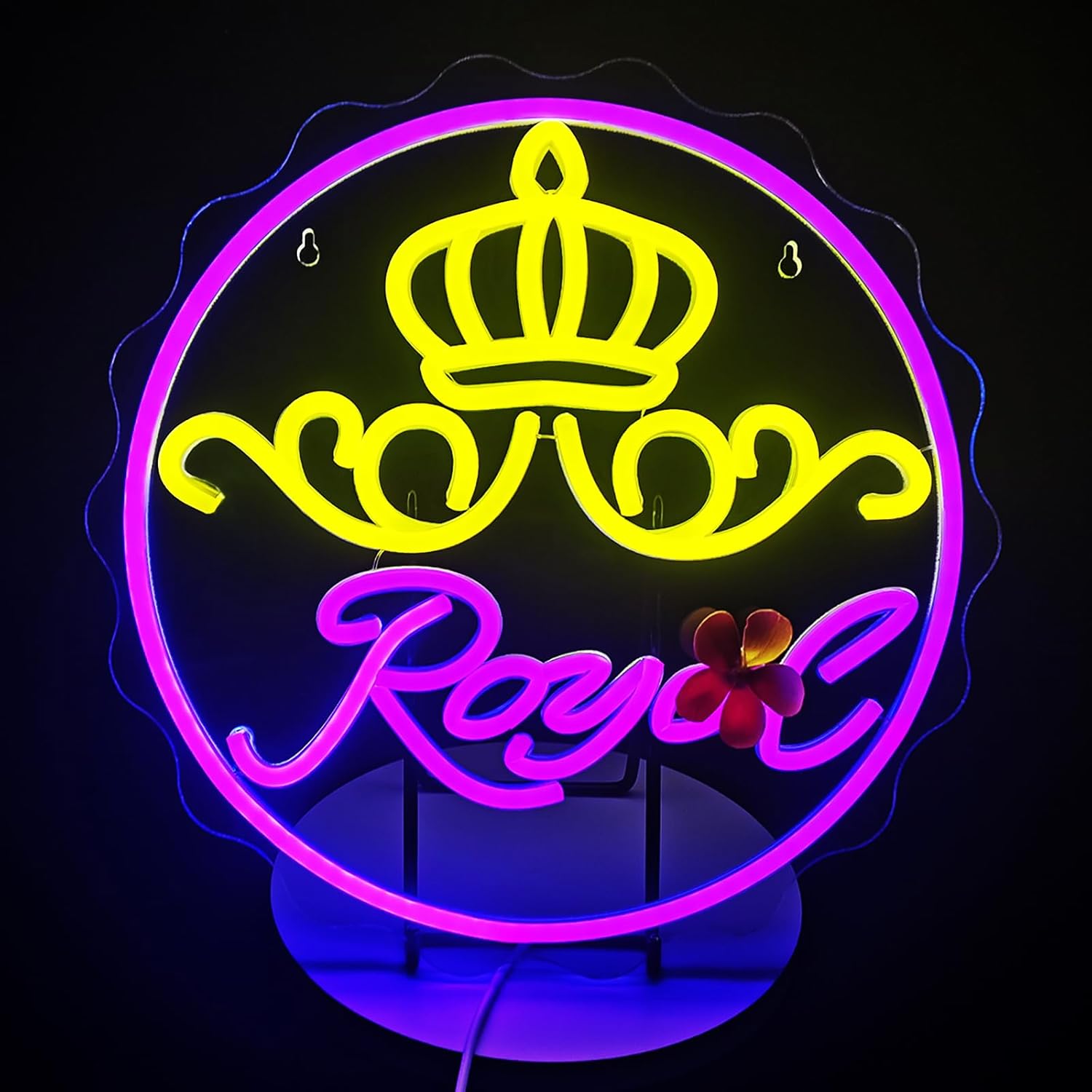 Beer Neon Sign Crown Neon Signs for Wall Decor, Bar Neon Light Up Signs For Man Cave Home Bar Dorm Bedroom Club Pub Party Gift Art Wall Decorative