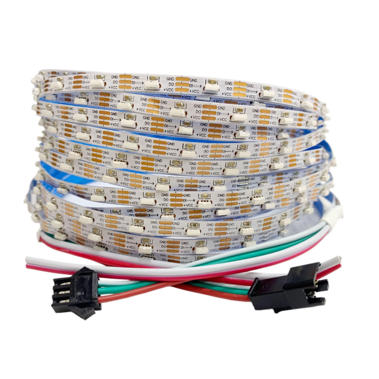 DC5V WS2812B cyfrowa taśma LED emitująca z boku SK6812 4020 IC 60 LED/m 5 mm RGB, w pełni kolorowa, indywidualnie adresowalna taśma LED IC