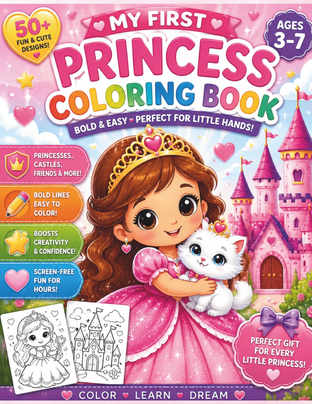 My First Princess Coloring Book