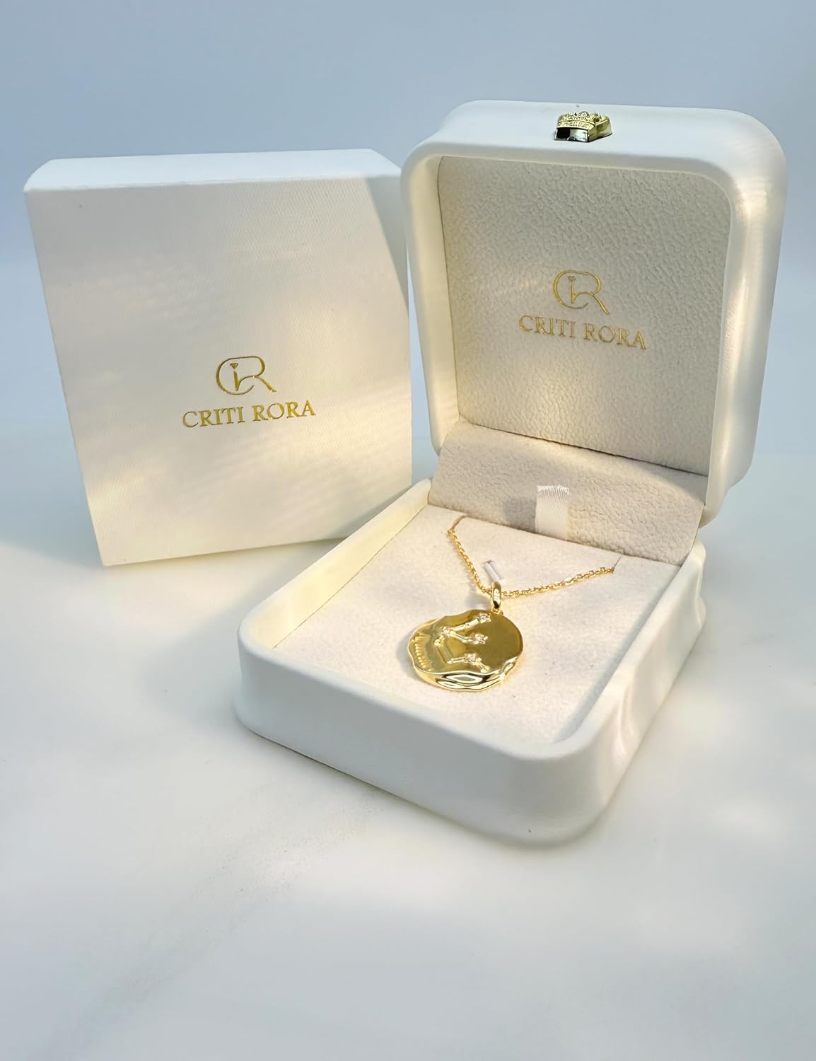 S925 Sterling Silver Lab Grown Diamond Necklace for Womens,Zodiac 12 Constellation Diamond Pendant Necklace,Birthday Gift for Her,Dainty Gold Jewelry - Image 5