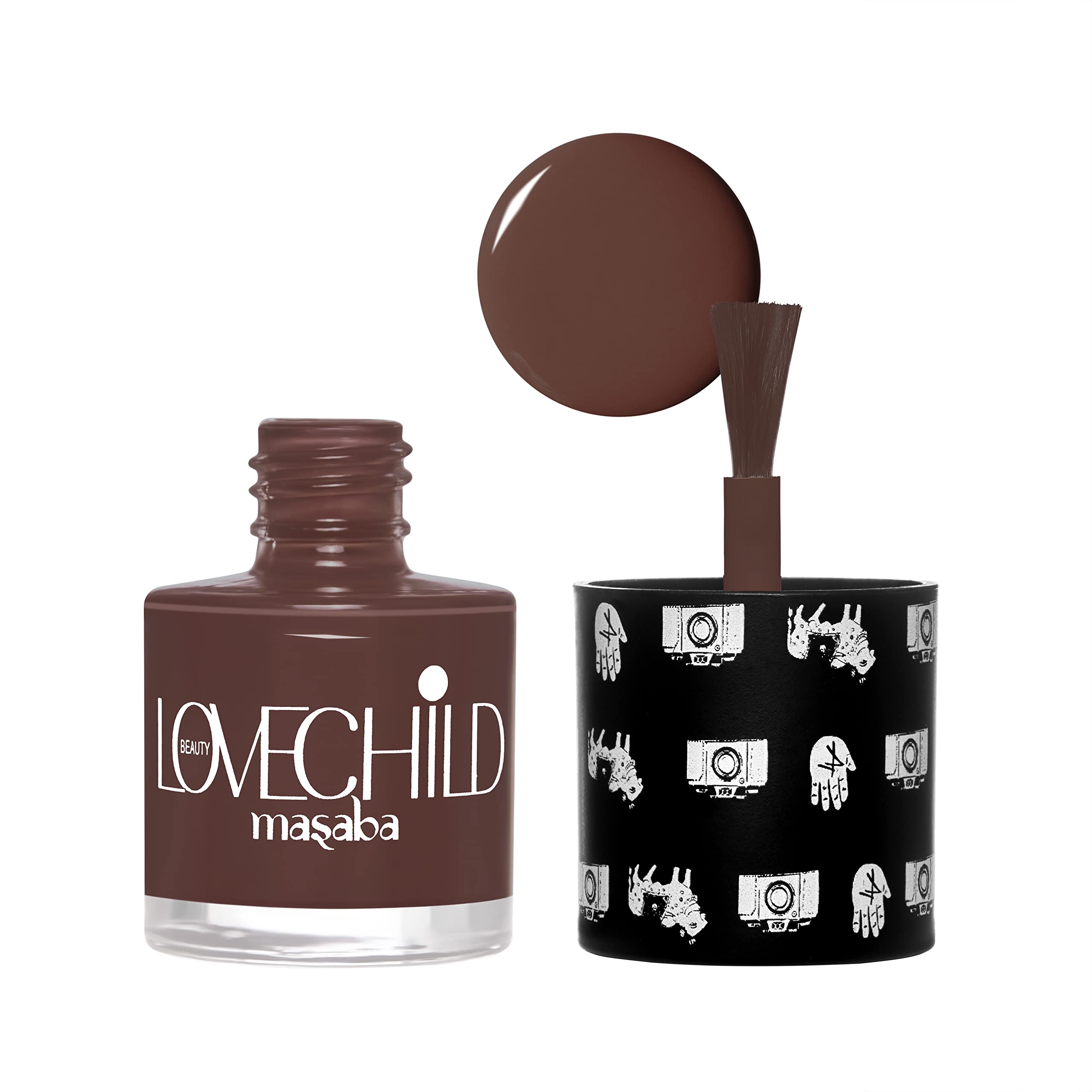 Lovechild MasabaThe Classics! - 24 Sundar - Nail Polish (Brick Brown) Glossy Finish, 8ml