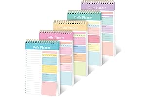 EOOUT 5 Pack Daily Planner Notepad: Plan Your Days with Efficency