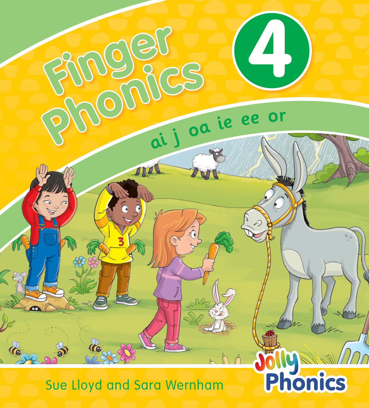 Finger Phonics Book 4: in Precursive Letters (British English edition) (Finger Phonics set of books 1–7)