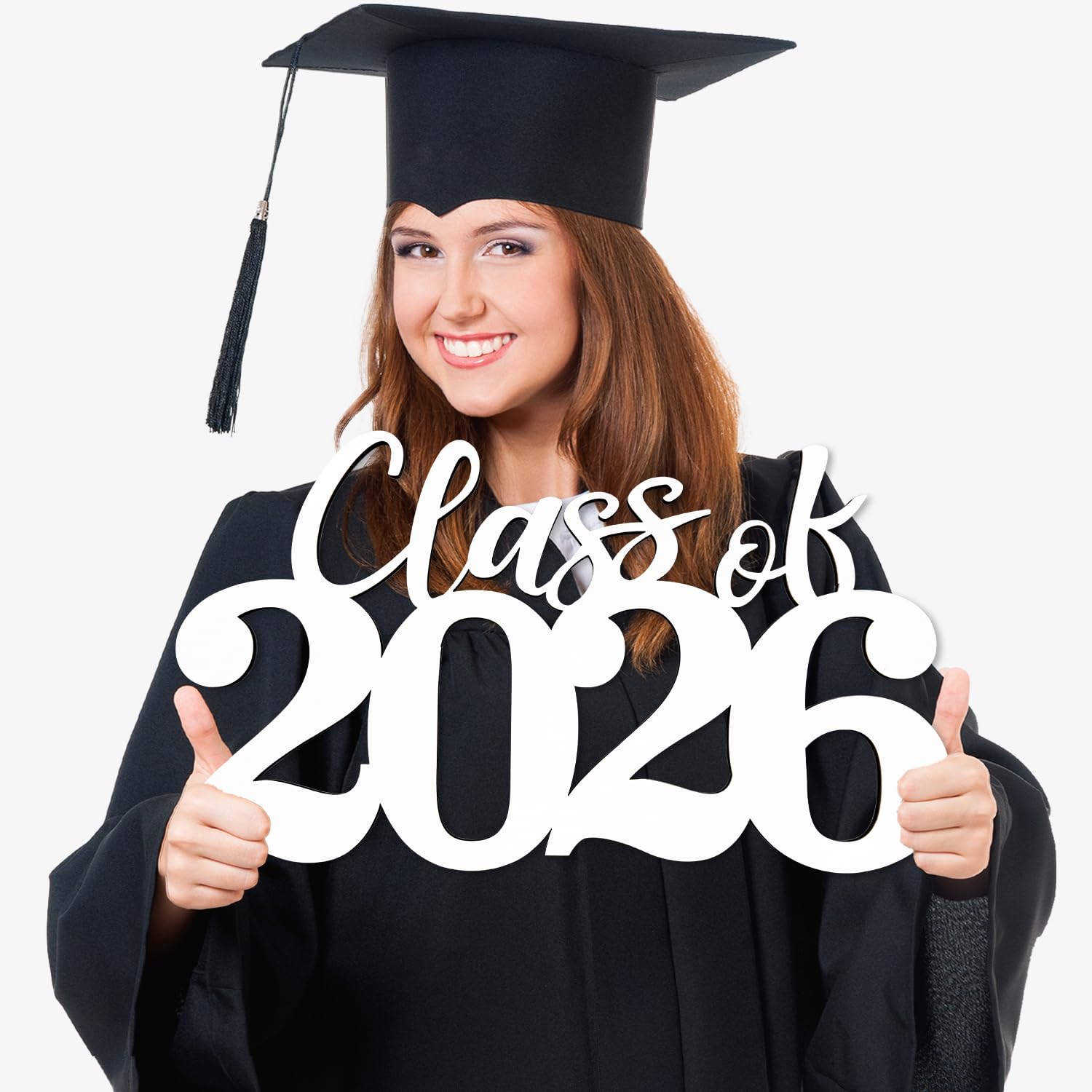 Class of 2026 Wooden Sign Graduation Party Decorations 2026