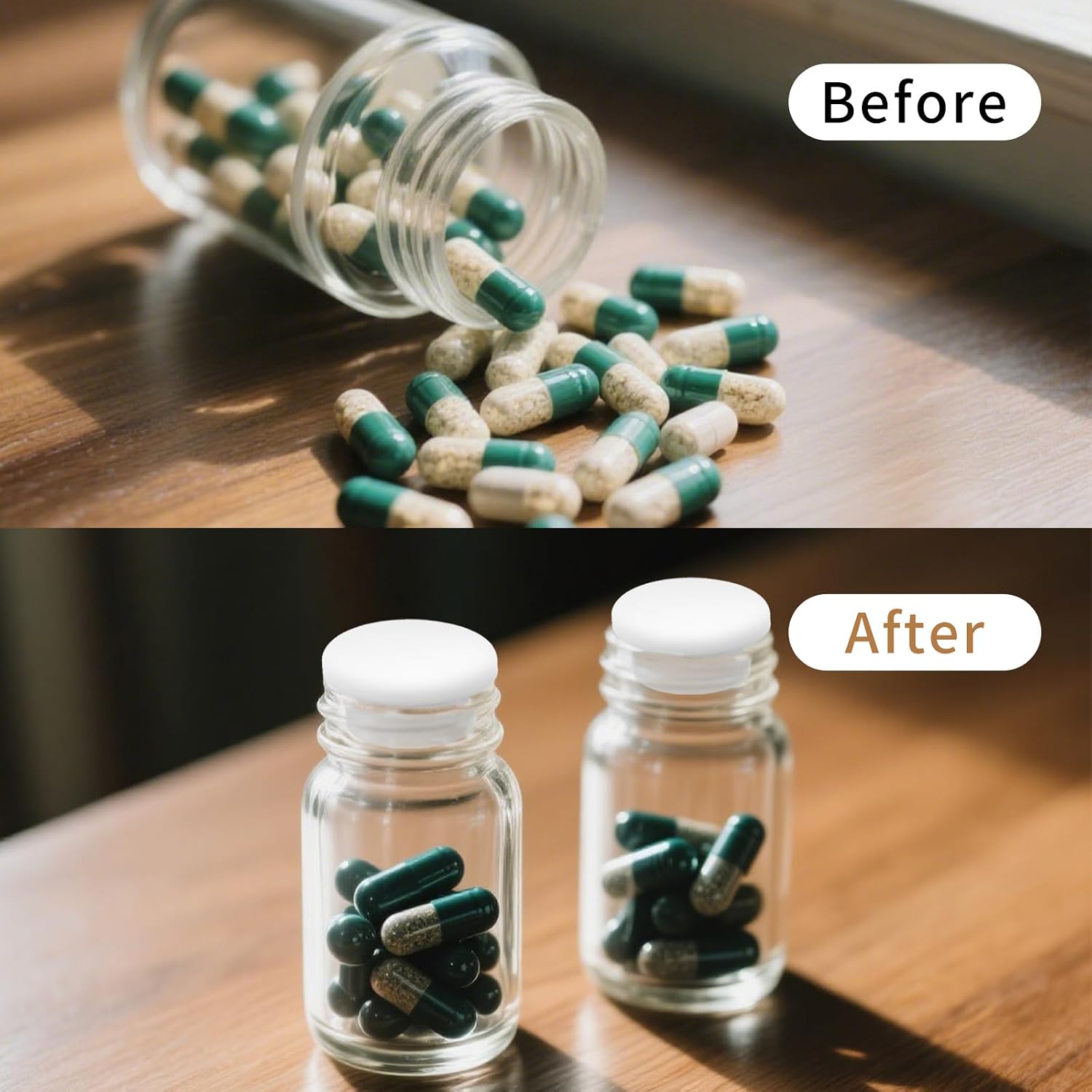 21pcs 7 Sizes Silicone Salt And Pepper Stoppers Plugs, Reusable Salt And Pepper Stoppers Replaceable Stoppers For Salt And Pepper Shakers 9.5/10.5/11.5/12.5/13.5/14.5/15.5mm