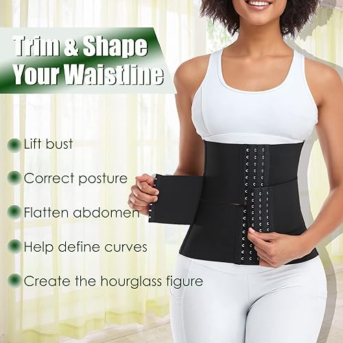 Miniatura 4 de Waist Trainer for Women Underbust Waist Corsets Cincher Sport Girdle Seamless Hourglass Body Shaper Hooks