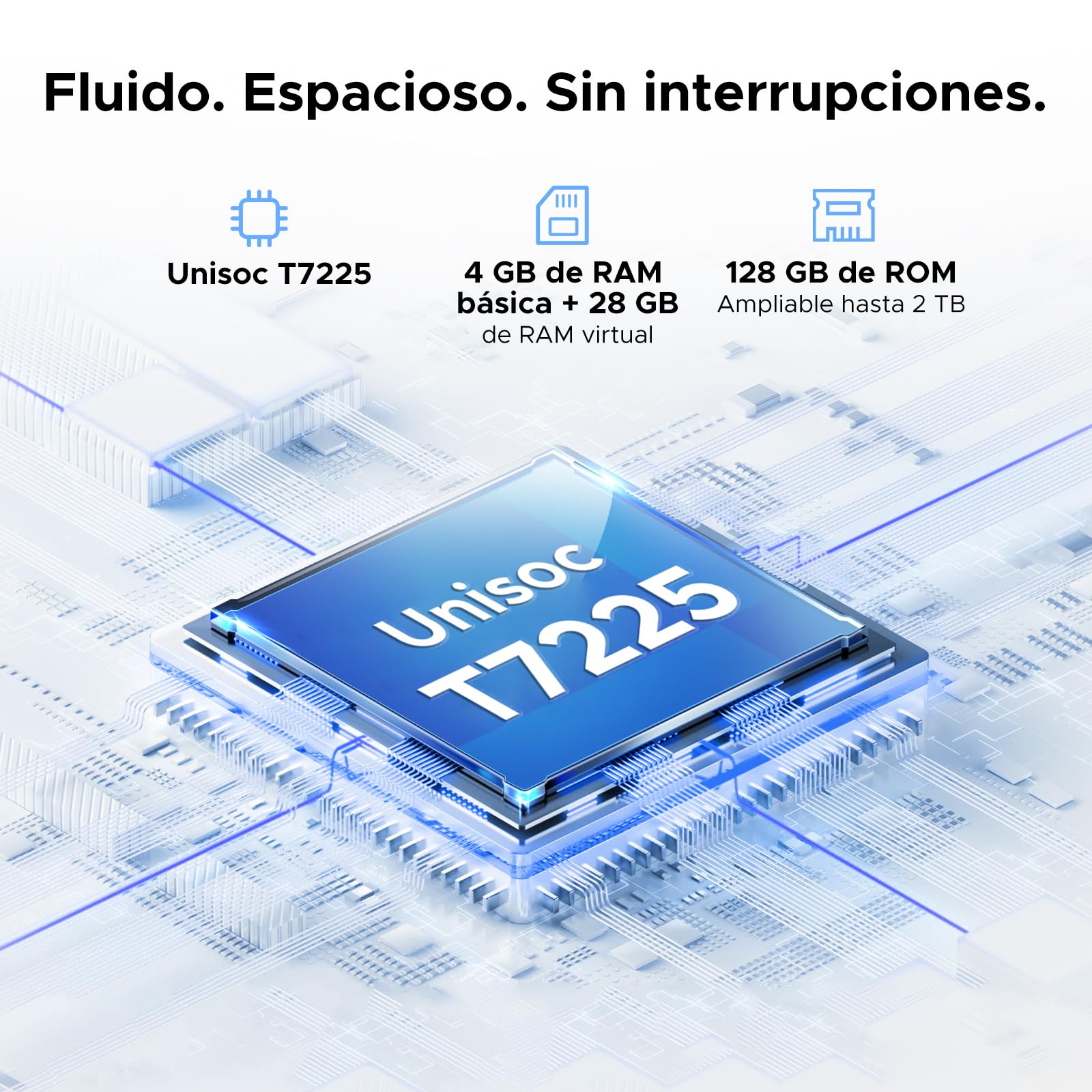 NOTE56XPRO Telefono Movil Octa Core Andriod 16, Batería 6150mAh, 32GB+128GB/2TB, 6.56" HD+ 90Hz Móvil,13MP+8MP,NFC/Dual SIM 4G/GPS/Huella Dactilar/Face ID/Widevine L1/3.5mm Jack Smartphone